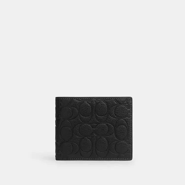 3-In-1 Wallet In Signature Leather  Wallets