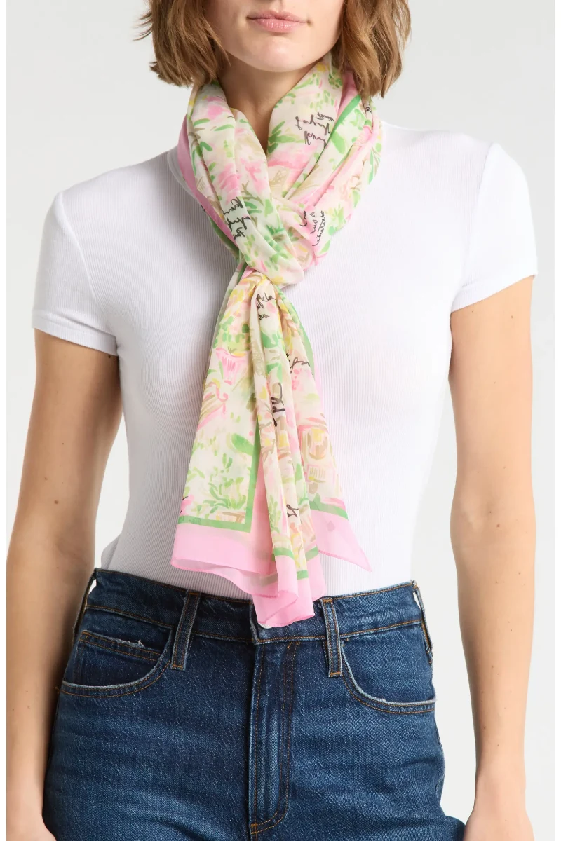 MONETS PARIS CHIFFON SCARF
