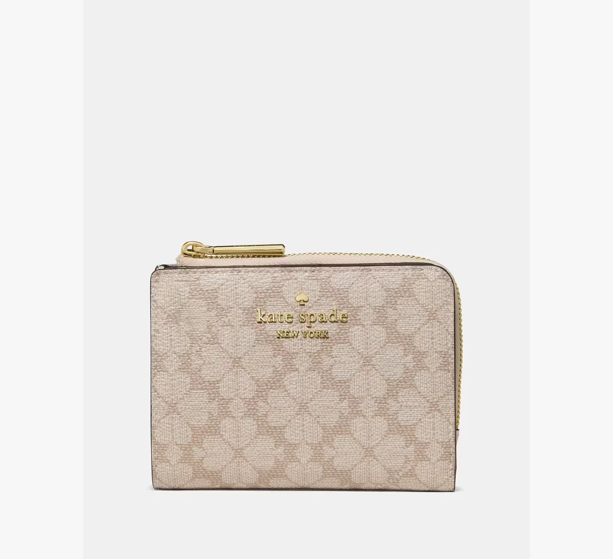 Spade Flower Small L-zip Wallet