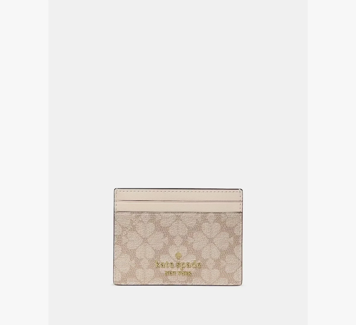 Spade Flower Small Slim Card Holder