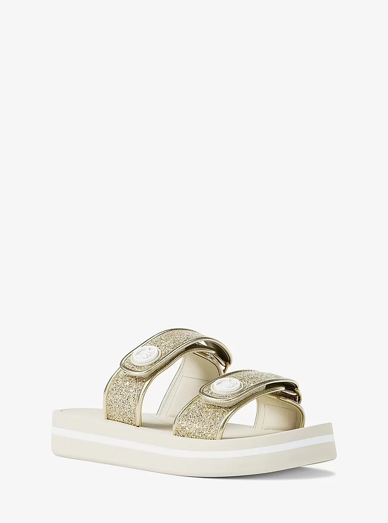Foster Glitter-Embellished Slide