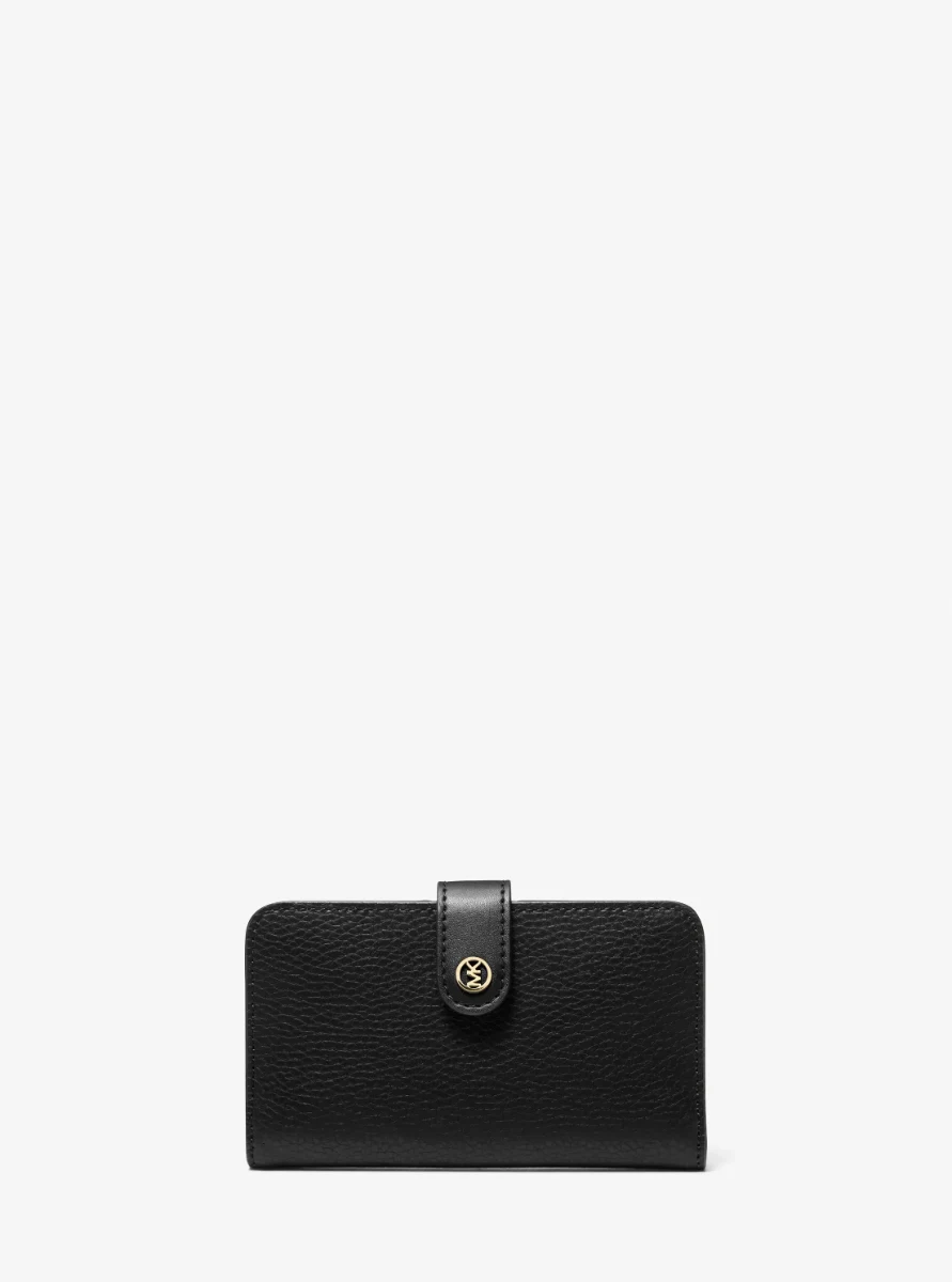 Jet Set Travel medium bifold wallet in grained leather