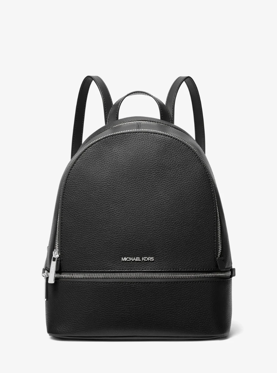 Rhea medium-sized backpack in grained leat